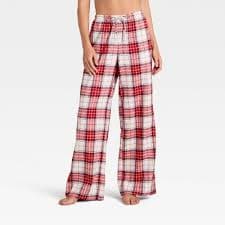 INSPIRE CHIC Cotton Pajama Pants Elastic Waist Modern Soft Comfy Pajama Straight Bottoms with Drawstring Large Deep Gray : Target