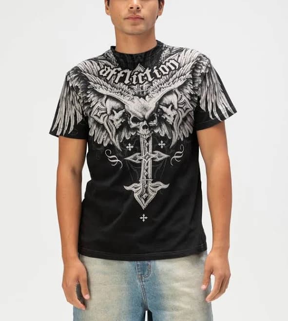 Affliction Men's Death Eyes T-Shirt