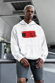 HOPE Unisex Oversized Hoodie - S / White