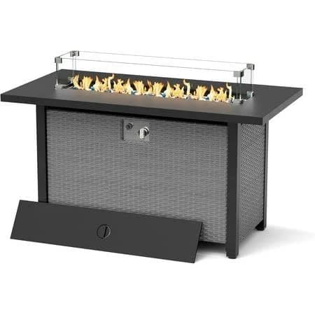 Suncrown 45in 50,000 BTU Outdoor Fire Pit Table