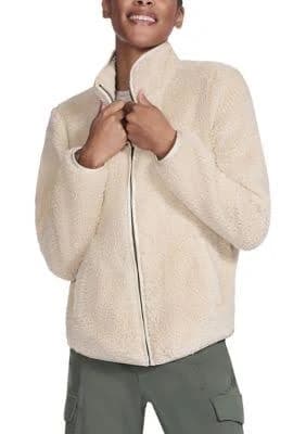 SKECHERS Women's Oversized Sherpa Jacket