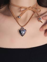 1pc Personalized Sweet & Cool Style Knotted Cord Flow Fashion Minimalist Women Pendant Necklace | SHEIN USA