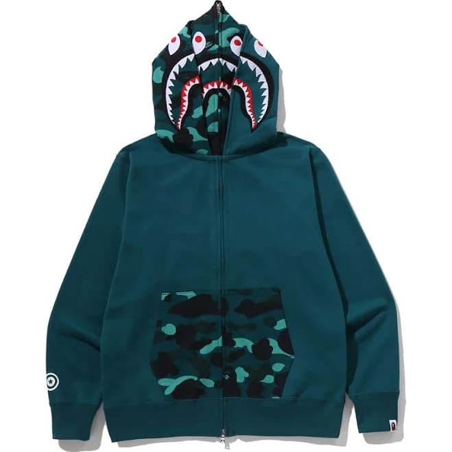 Men's Camo Shark Hoodie