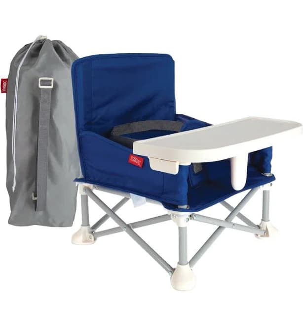 Nuby Pop-Up Portable Booster Seat with Removable Tray