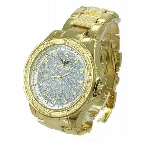 Diamond King Men's Natural Diamond Business Watch