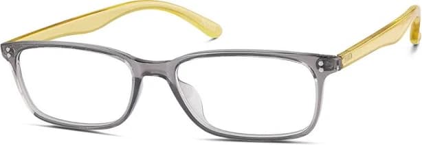 Zenni Geek Chic Rectangle Prescription Glasses