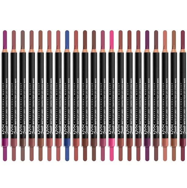 NYX PROFESSIONAL MAKEUP Slim Lip Liner Pencil Long-Lasting Creamy Lip Pencil, Lip liners, Nyx lip liner, Nyx lip liner and lip stain, Nyx makeup, Nyx