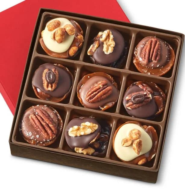 Chocolate Turtles Gift Box - Terrapins Assortment 32-Piece