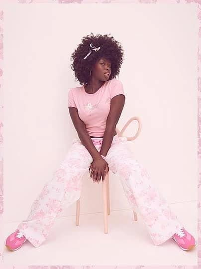 PINK x Loveshackfancy Retro Cotton Tee