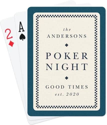 Custom Playing Cards: Poker Night | Green | seaweed | 2.5x3.5 in | Shutterfly