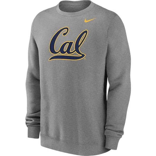University of California Berkeley Crewneck Sweatshirt | Grey | Nike | Dark Grey Heather | Large
