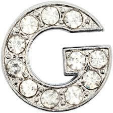 G Rhinestone Letter DRMZ® - Bling Initial | DRM-LND