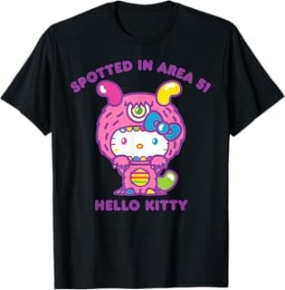 Hello Kitty Spotted in Area 51 Alien Sighting T-Shirt