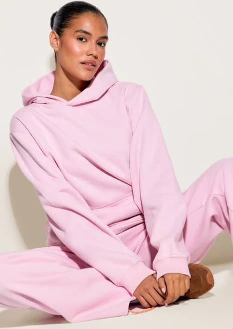 Cotton Fleece Pullover Hoodie