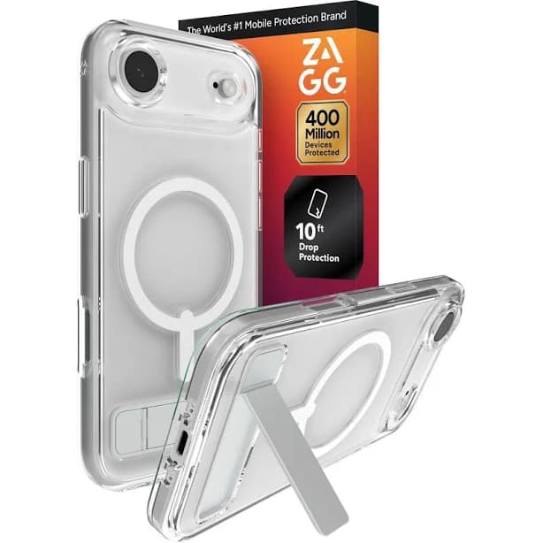 ZAGG Clear Snap Kickstand Case for Apple iPhone Air
