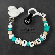 Mickey Full Silicone Pacifier Chain
