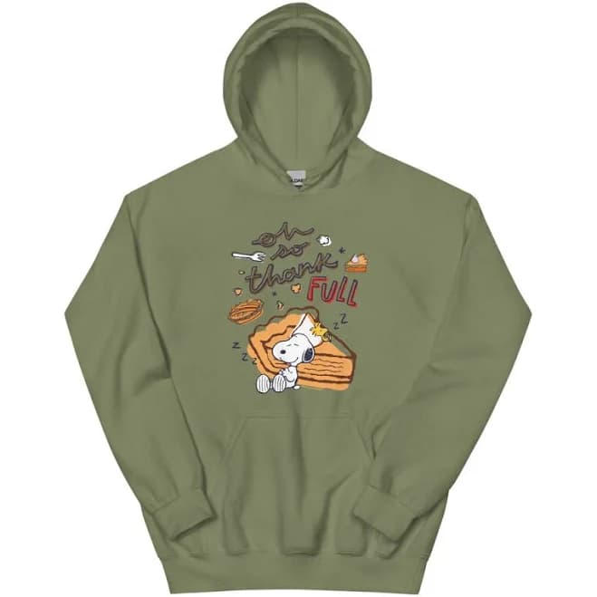 Peanuts Snoopy Oh So Thank Full Hoodie