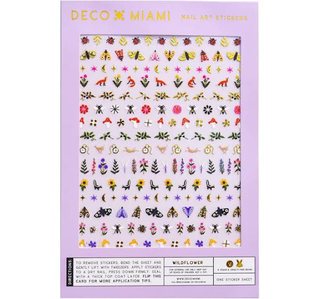 Deco Beauty Nail Art Stickers Wildflower