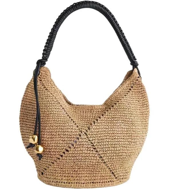 Madewell Camren Straw Shoulder Bag