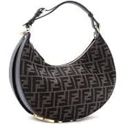 Fendigraphy Bag Zucca Canvas Small hobo bag