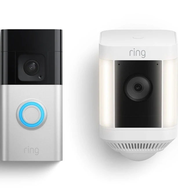 Ring Connected Enhanced Kit Battery Doorbell Plus Spotlight Cam Plus Battery