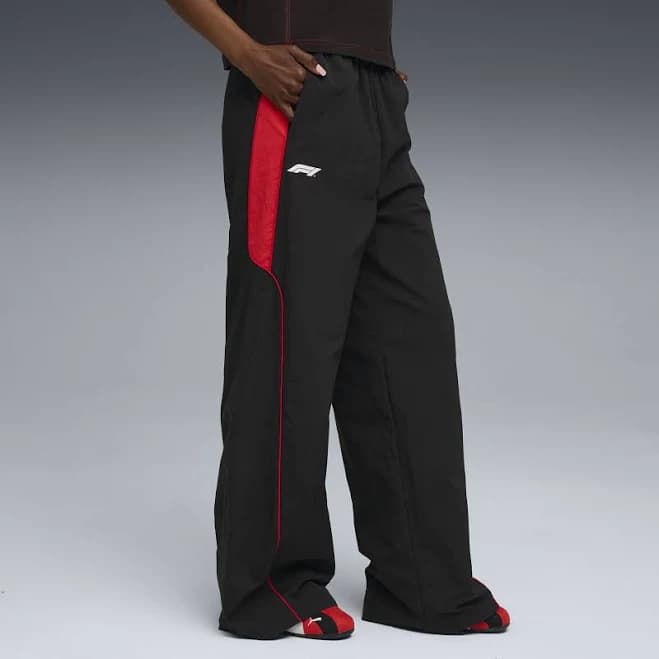 PUMA Women's Formula 1 Wide-Leg Woven Pants