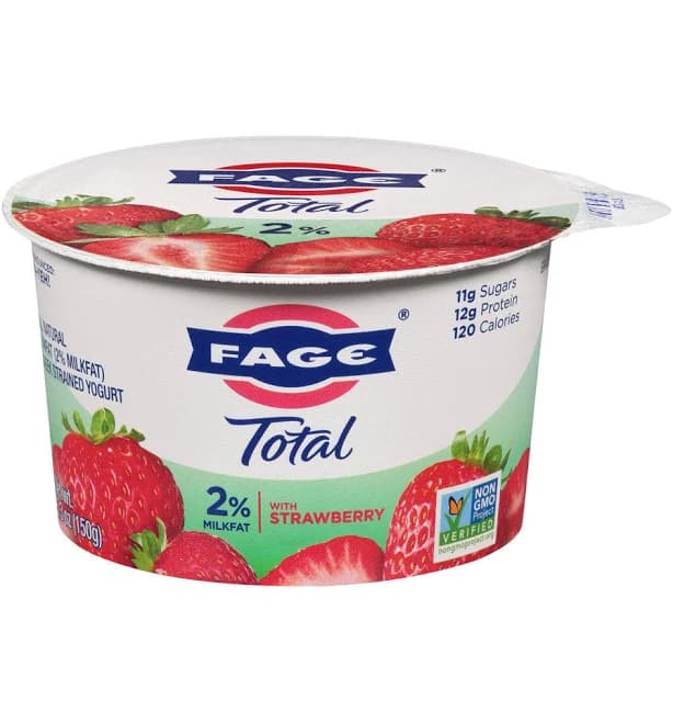 BoxNCase Greek Yogurt with Strawberry 5.3 oz Jar (12ct Case)