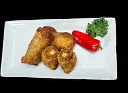 Crawfish Boudin Eggrolls with Pepperjack Cheese