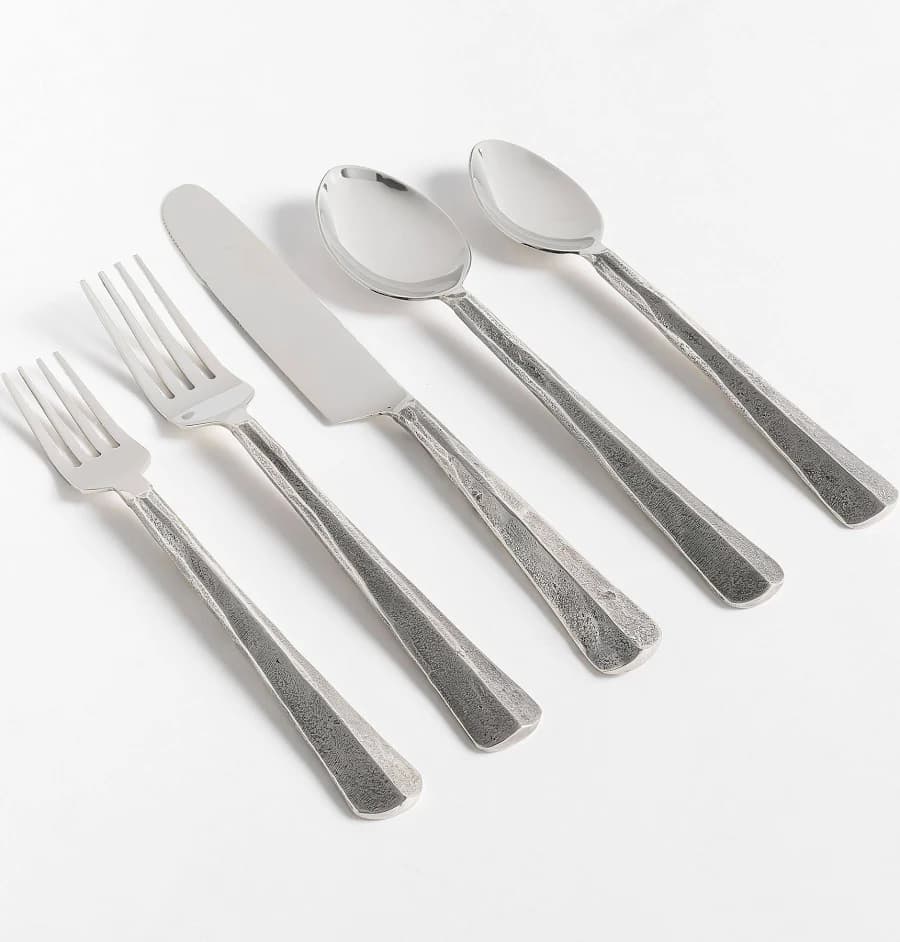 Pottery Barn Ridge Flatware Set