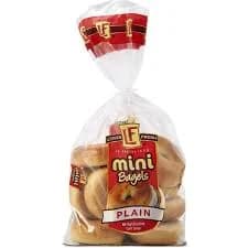 L'oven Fresh Plain Mini Bagels