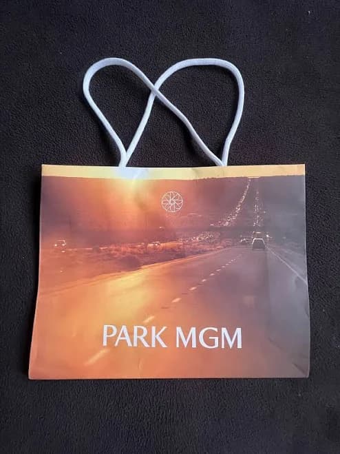 Park Mgm Resorts Las Vegas Reusable Used Empty Paper Shopping Bag