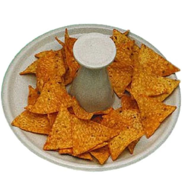 Bon Chef 9081 Nacho Serving Tray 9-1/2" Dia. X 4-1/4" H Round