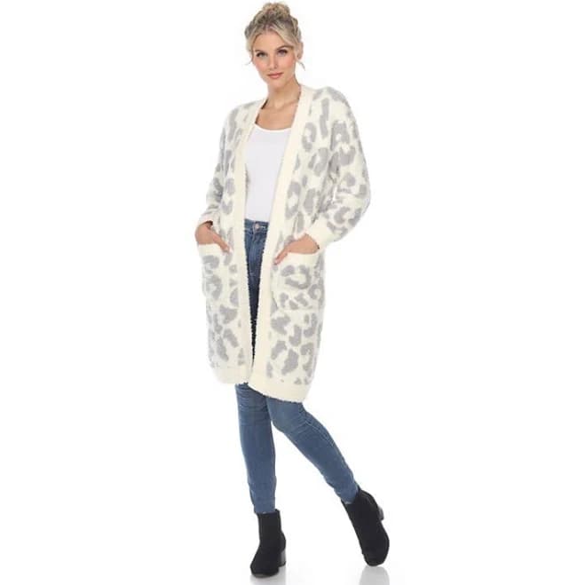 Women's Open Front Sherpa Cardigan