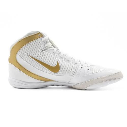 Nike Freek Wrestling Shoes | White/Metallic Goldcool Grey | M 14/W 15.5