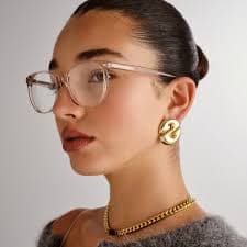 Formentera Rosewater Female Round Optical Frames | Le Specs