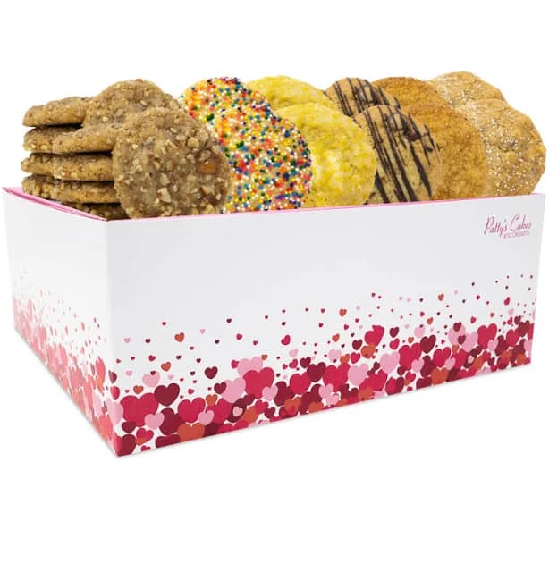 Mini Cookie 24 Pack :|: Hearts Gift Box