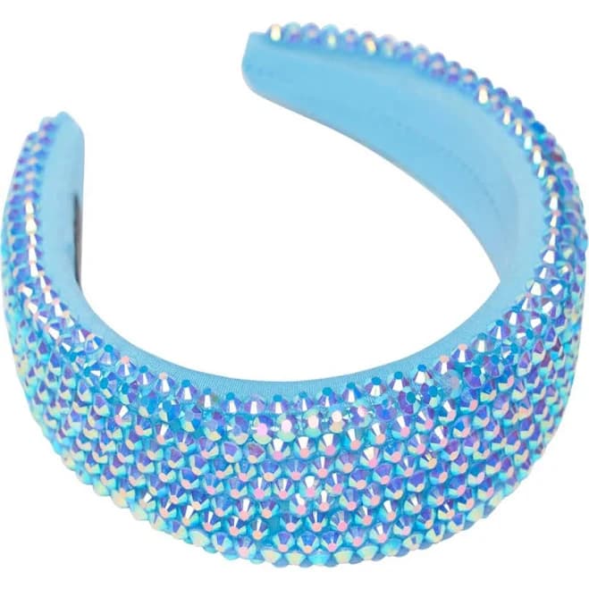 Malibu Sugar Girls' Puff Colored Rhinestone Headband Kid