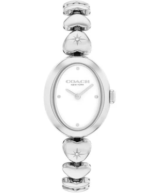 Coach Women's Sammy Heart-Link Stainless Steel Watch