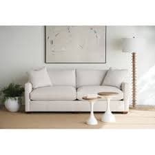 Latitude Run® Cloud Sectional L-Shaped Couch With Ottoman,Soft Chenille Fabric,Tufted Cushion Backrest Design High-Density Foam,Fits Bedrooms Living Rooms Reading Nooks,Camel | Wayfair