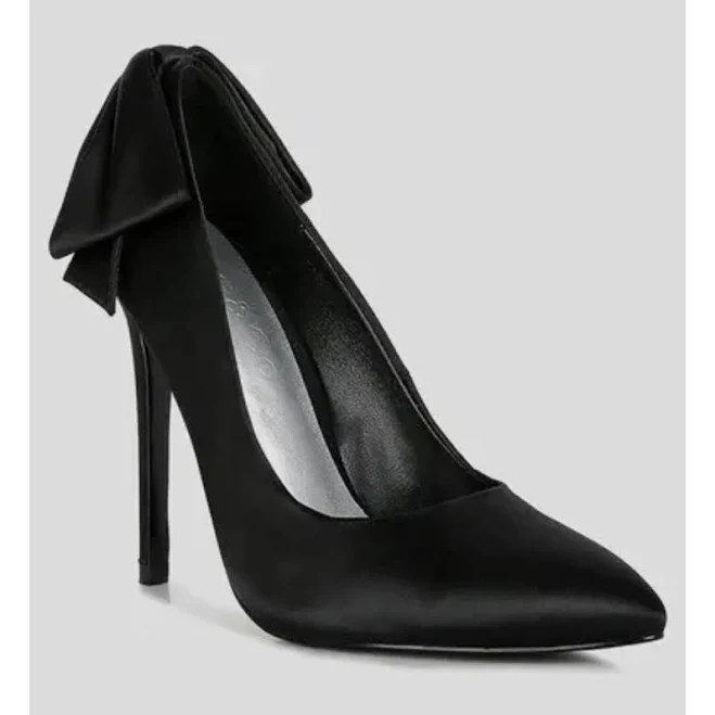Satin Stiletto Heels