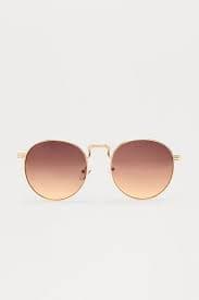 Team Circular Sunglasses - Brown/combo | Fashion Nova
