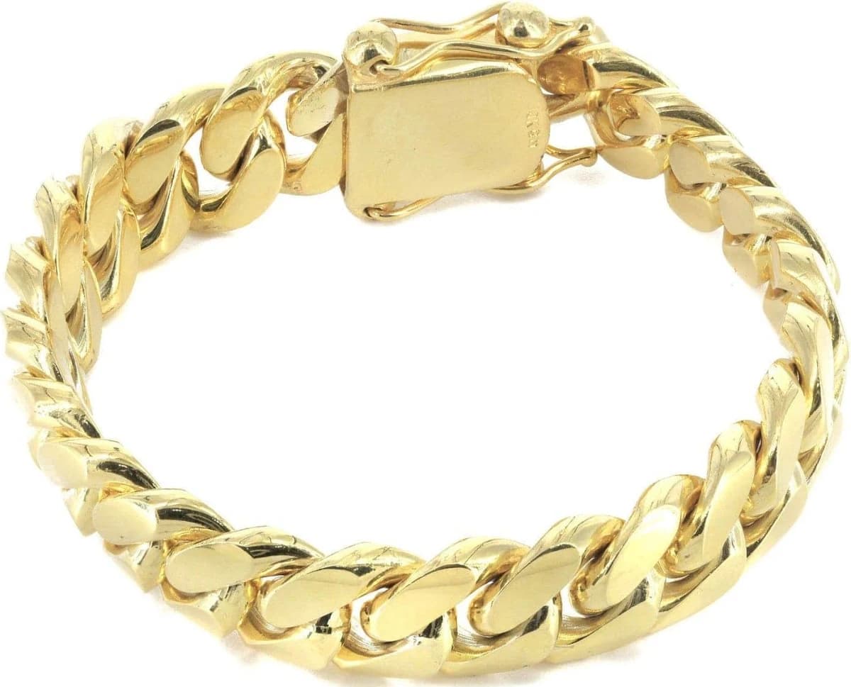 14K Gold Miami Cuban Link Bracelet
