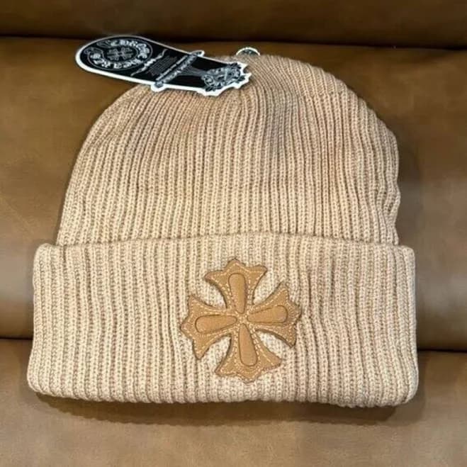 Chrome Hearts Cross Patch Beanie Hat