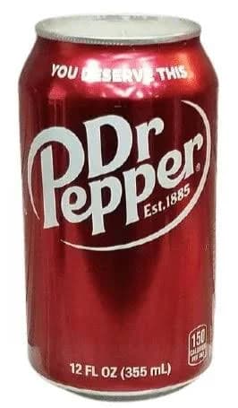 Dr. Pepper 12oz. Can 12 Pack Cans