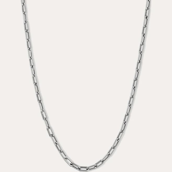 Adina Reyter Italian Silver Chain Link Necklace