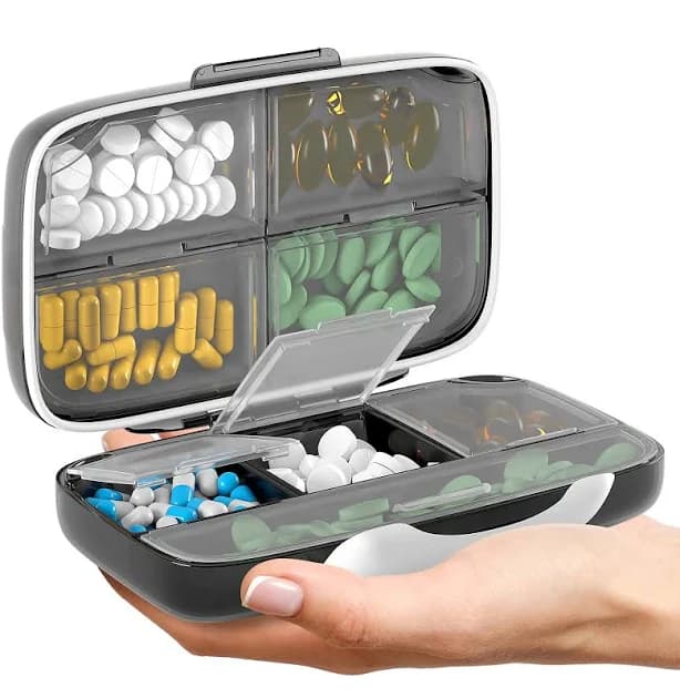 BEXEEN Travel Pill Organizer