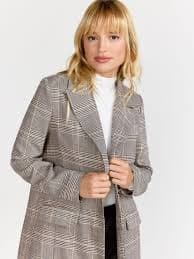 Fore Collection Long-Sleeve Plaid Trench Coat - Brands We Love – New York & Company
