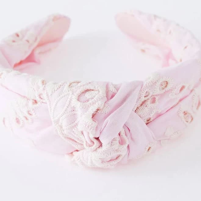Chicwish Twisted Floral Embroidered Headband