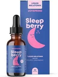 Sleepberry Liquid Melatonin for Kids - Natural Sleep Aid with Elderberry and D