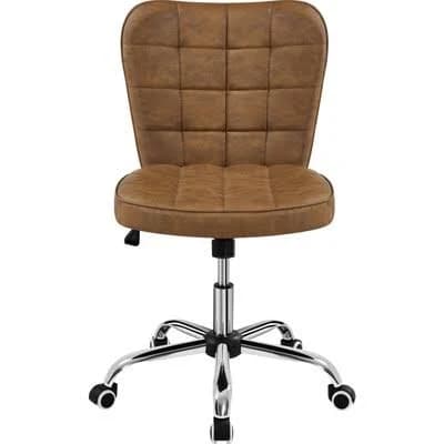 Yaheetech Modern Mid-Back Armless Office Chair